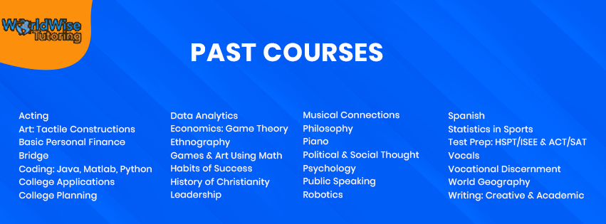 past enrichment courses
